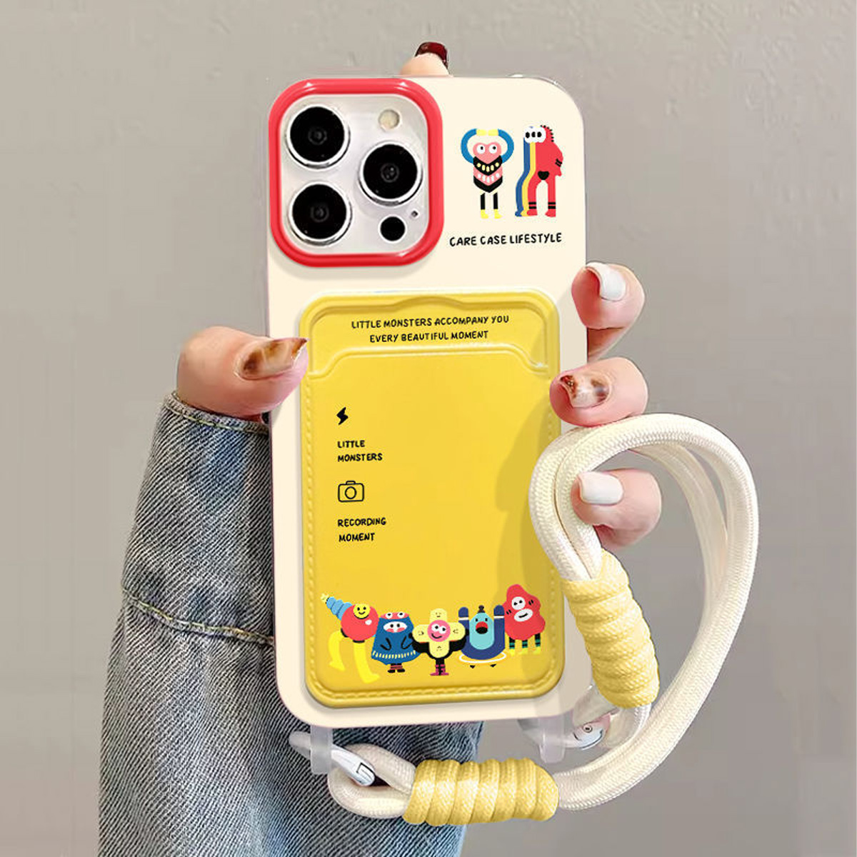 All-round Drop-proof High-end Small Monster Cartoon Phone Case - Image 2