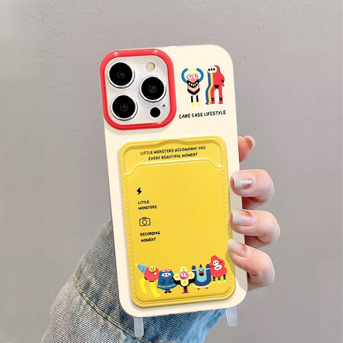 All-round Drop-proof High-end Small Monster Cartoon Phone Case - Image 3