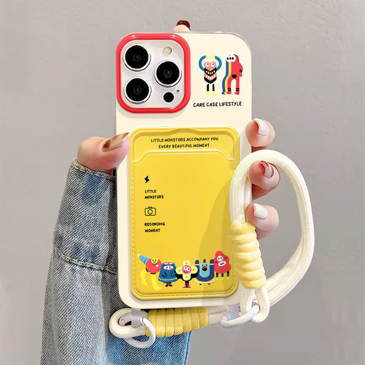 All-round Drop-proof High-end Small Monster Cartoon Phone Case - Image 4