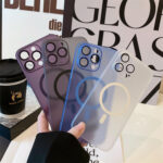 Ultra-Thin Frosted Magnetic iPhone Case with Lens Protector